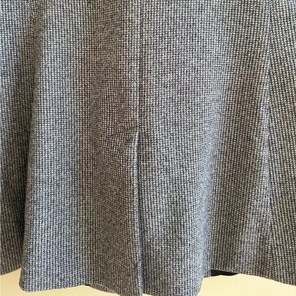 NEW Ann Taylor LOFT Women's Blazer Houndstooth Gray Lined Size 6 Business Attire