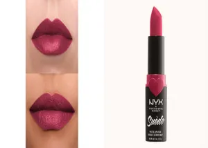 New NYX Professional Makeup Suede Matte Lipstick, Cherry Skies
