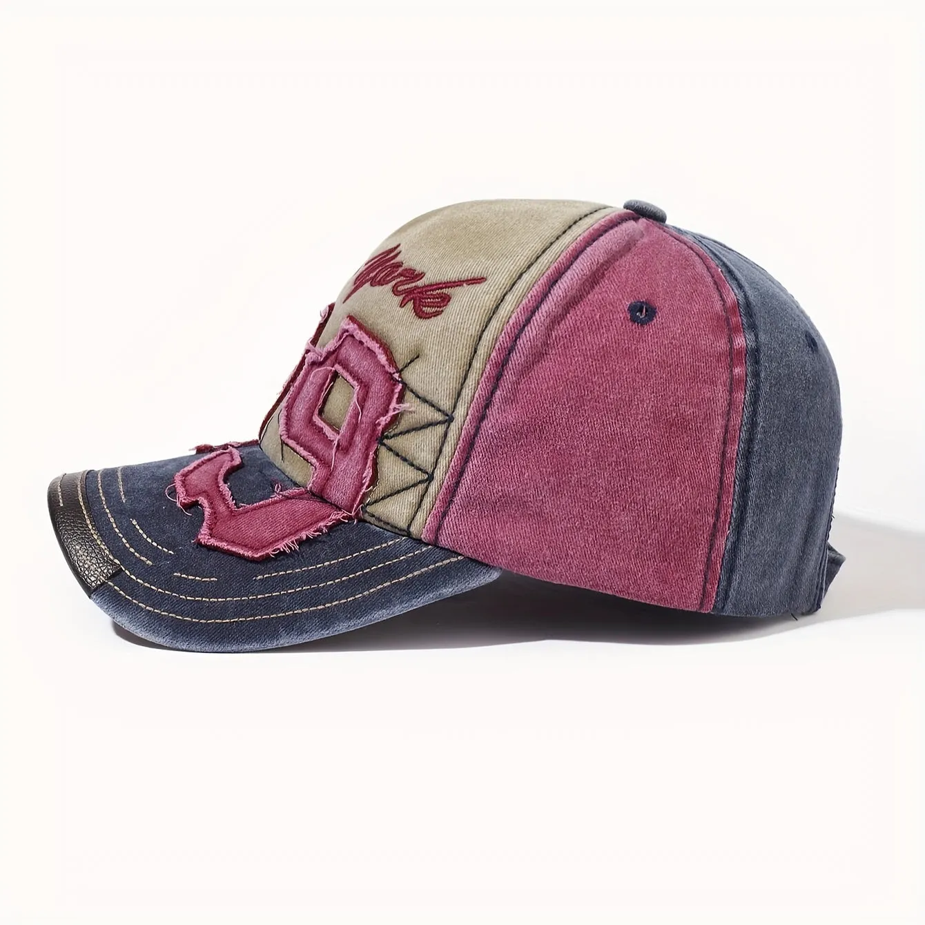 New York 79 Embroidery Baseball  Vintage Distressed Sun Hat