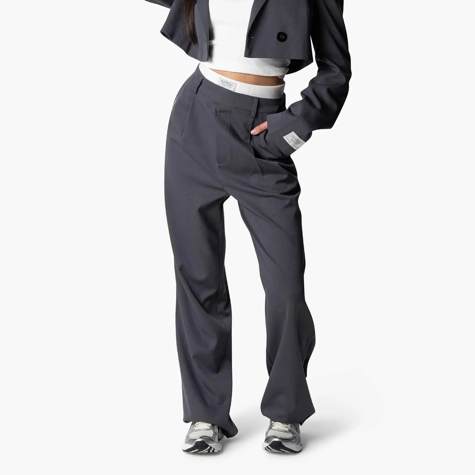 NINA STRAIGHT PANTALON | GREY
