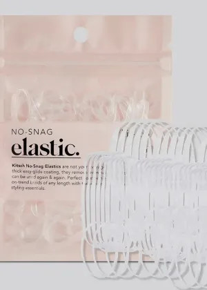 No-Snag Elastic 100 Pc - Clear