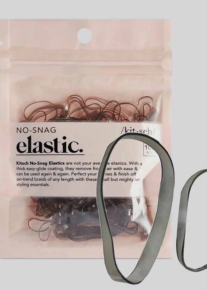 No-Snag Elastic 100 Pc - Clear