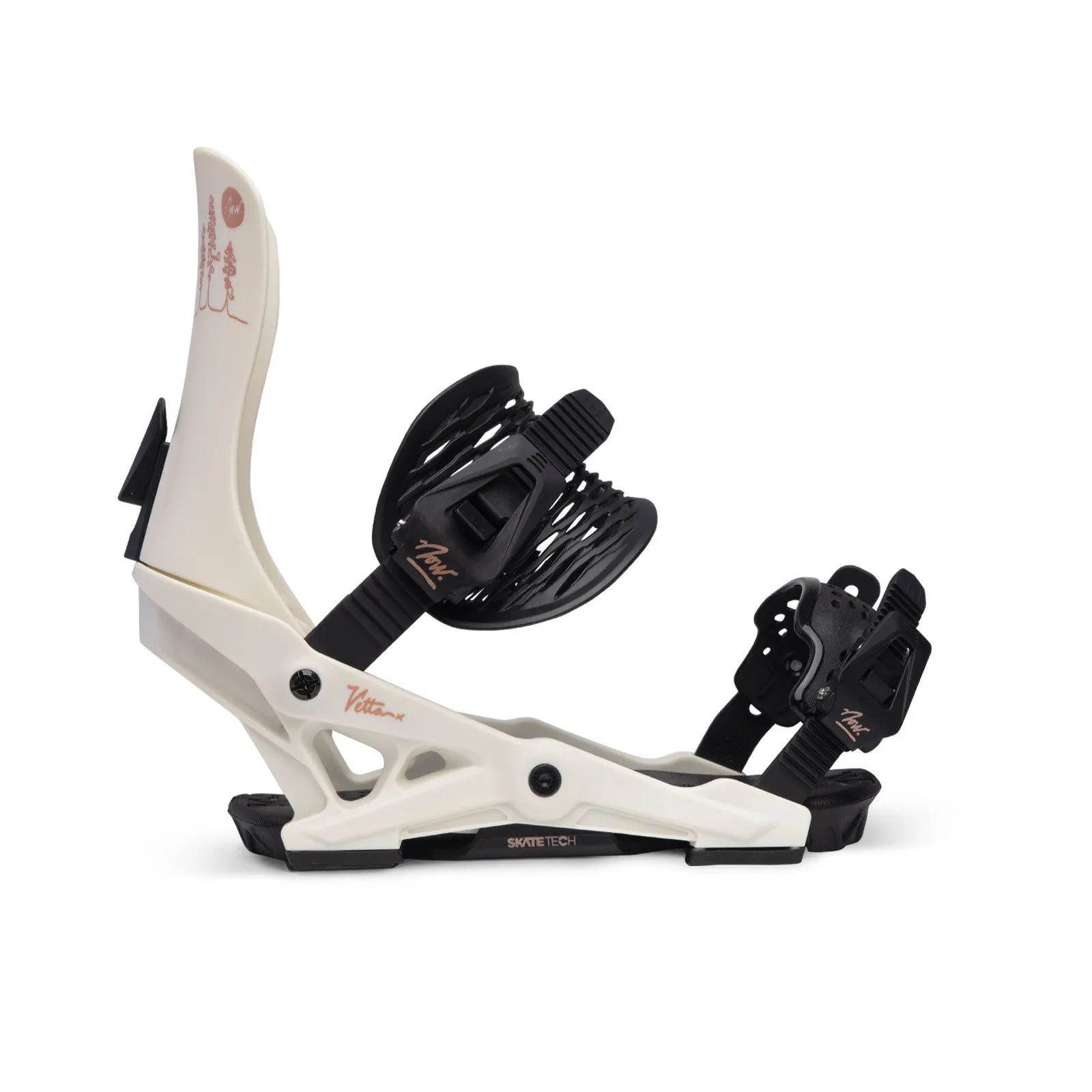 Now Vetta Snowboard Bindings Womens Chalk