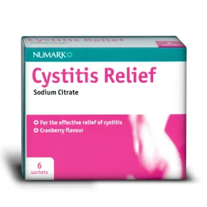 Numark Cystitis Relief - Sodium Citrate - 6 Sachets