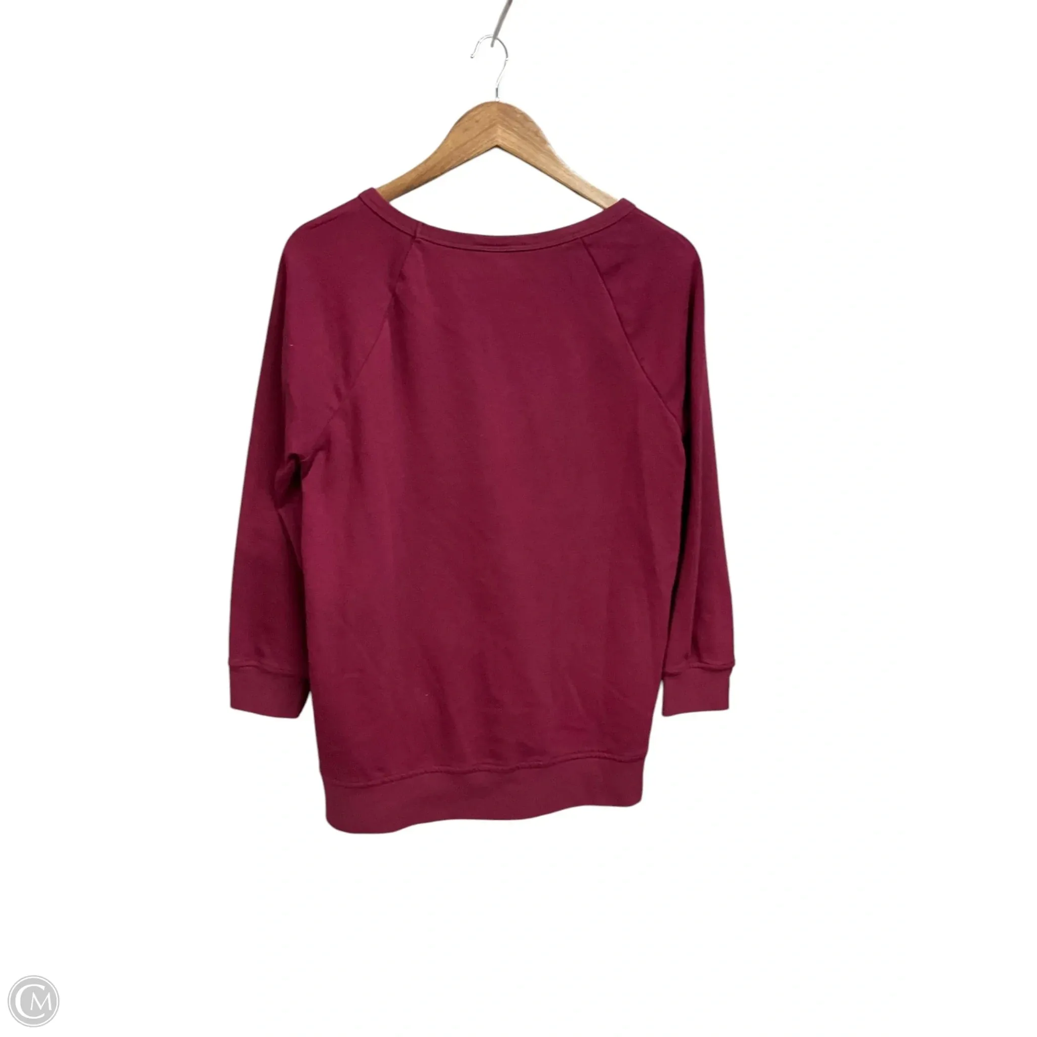 Nursing Top Long Sleeve By Time And Tru, Size: M