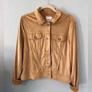 NWOT Tommy Bahama Women's Faux Suede Jacket in Size L