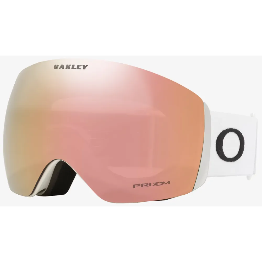 OAKLEY Flight Deck M Goggles - Matte White w/ Rose Gold