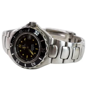OMEGA Seamaster Professional 200 Date SS Swiss Watch Black Dial 32MM