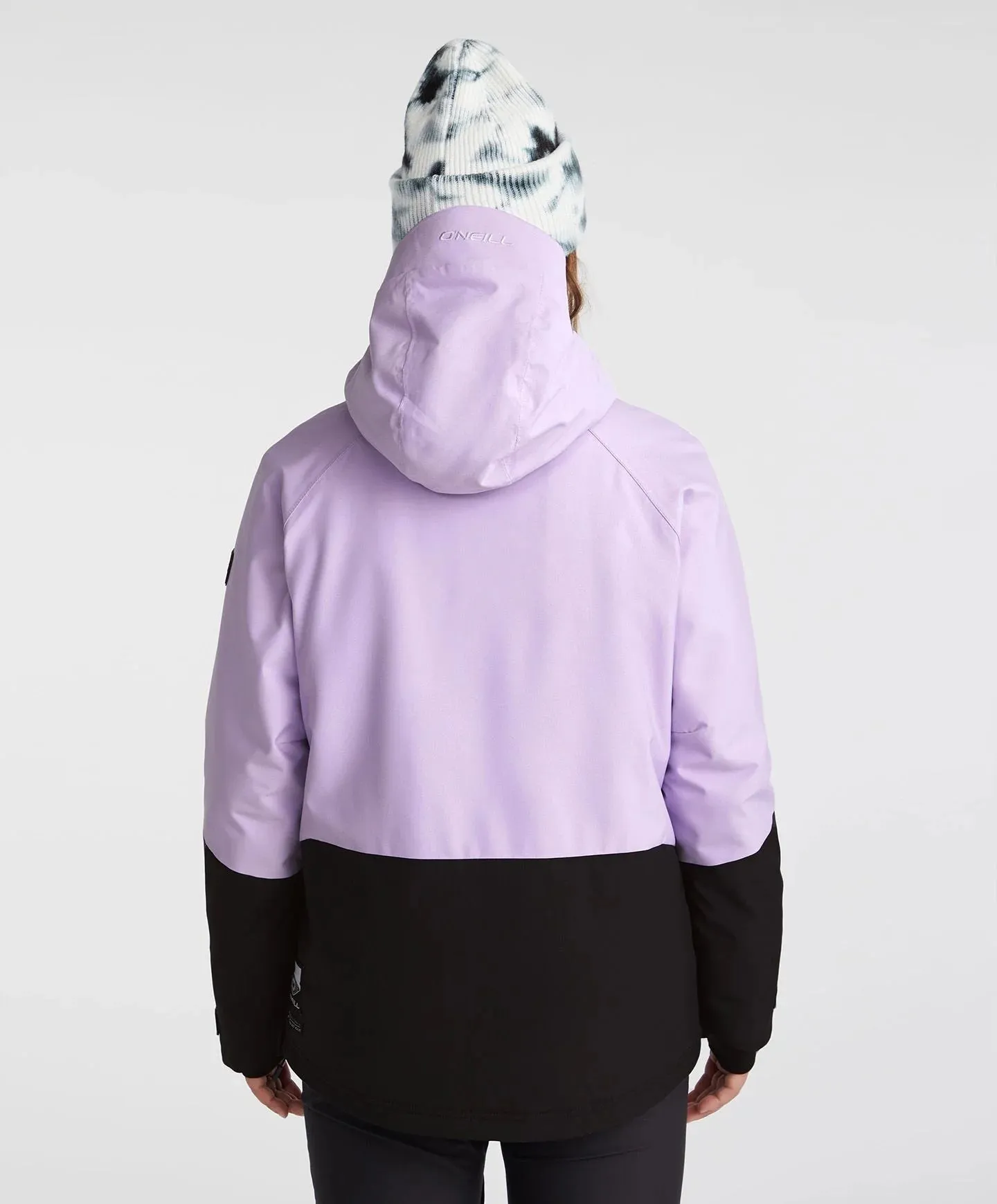 ONeill Originals Anorak Jacket Womens Purple Rose Colour Black