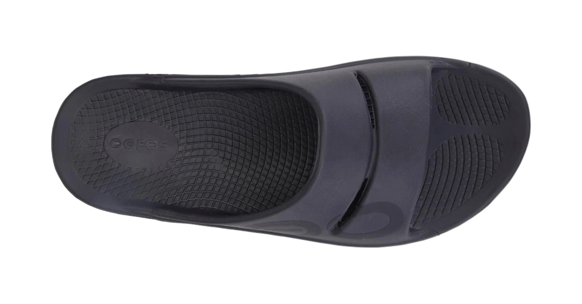 OOFOS Women's OOahh Sport Slide - Black Matte