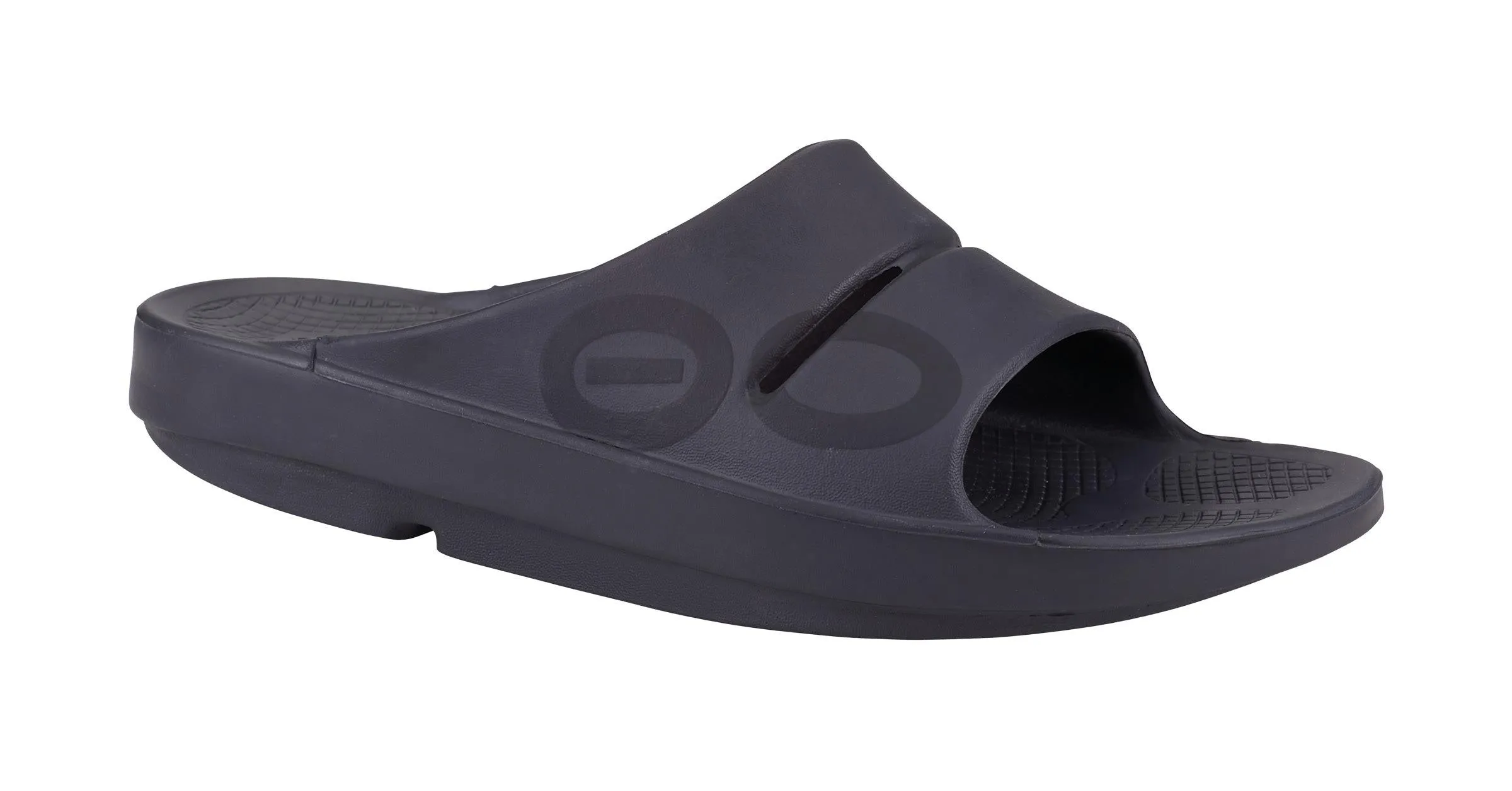 OOFOS Women's OOahh Sport Slide - Black Matte