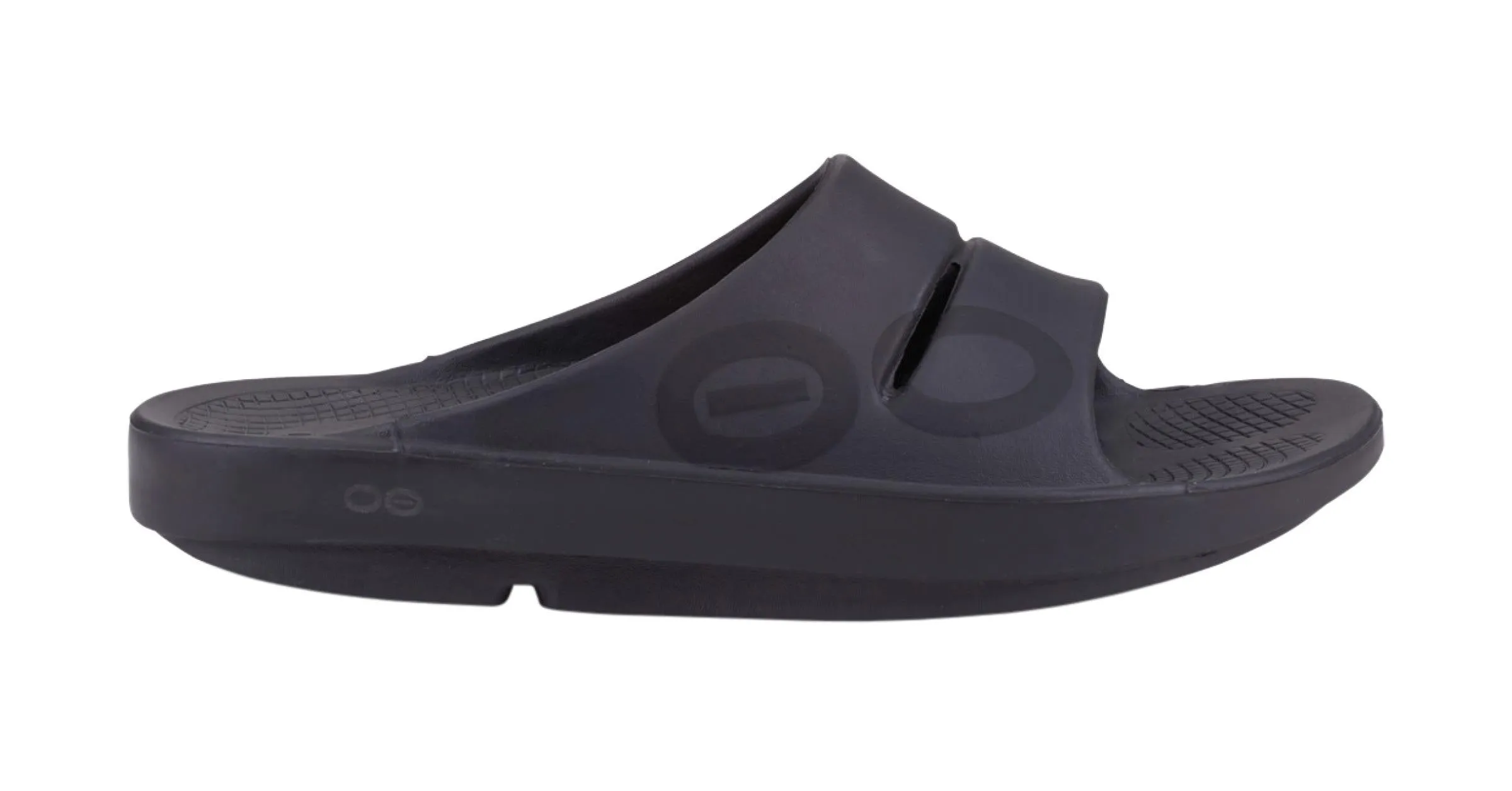 OOFOS Women's OOahh Sport Slide - Black Matte