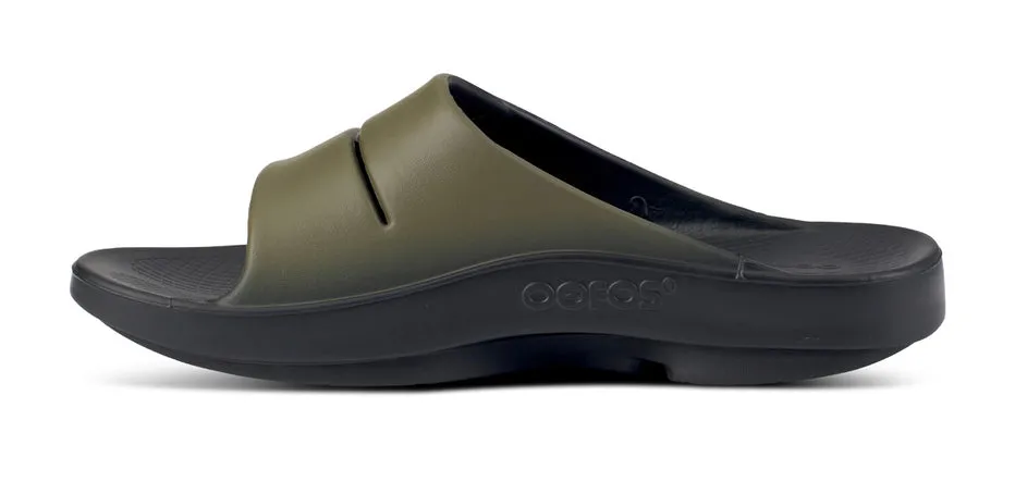OOFOS Women's OOahh Sport Slide Sandal - Tactical Green
