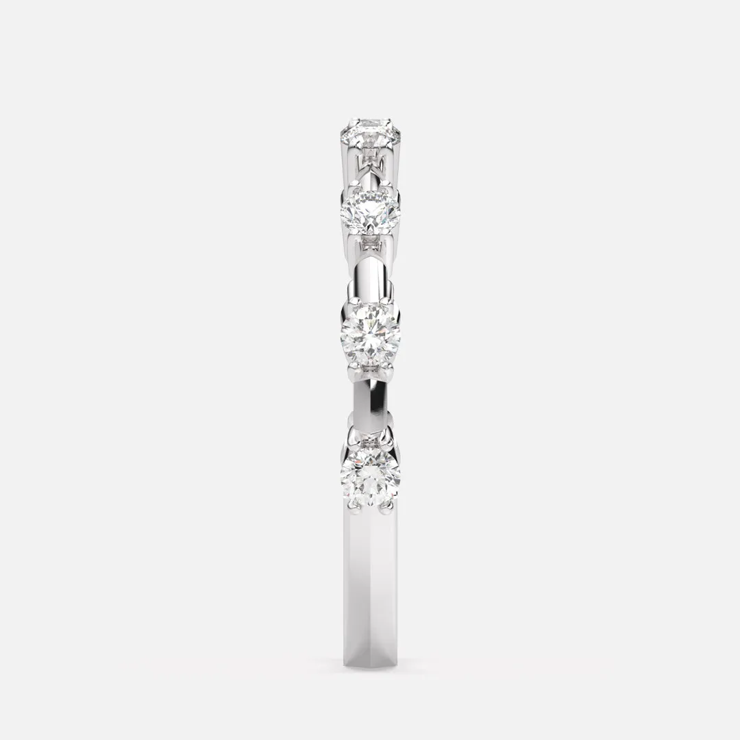 Open Skies Round Diamond Band