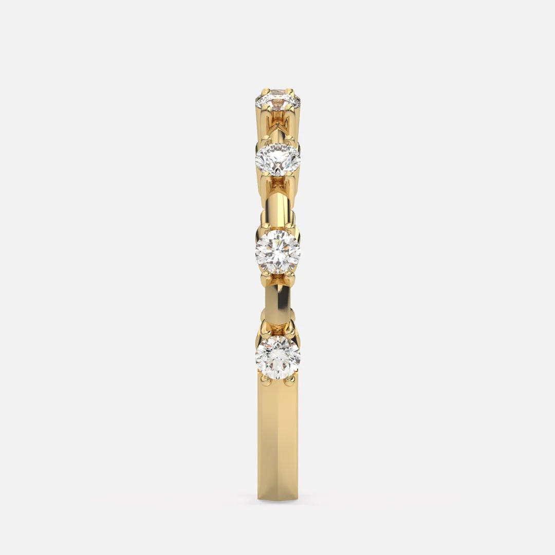 Open Skies Round Diamond Band