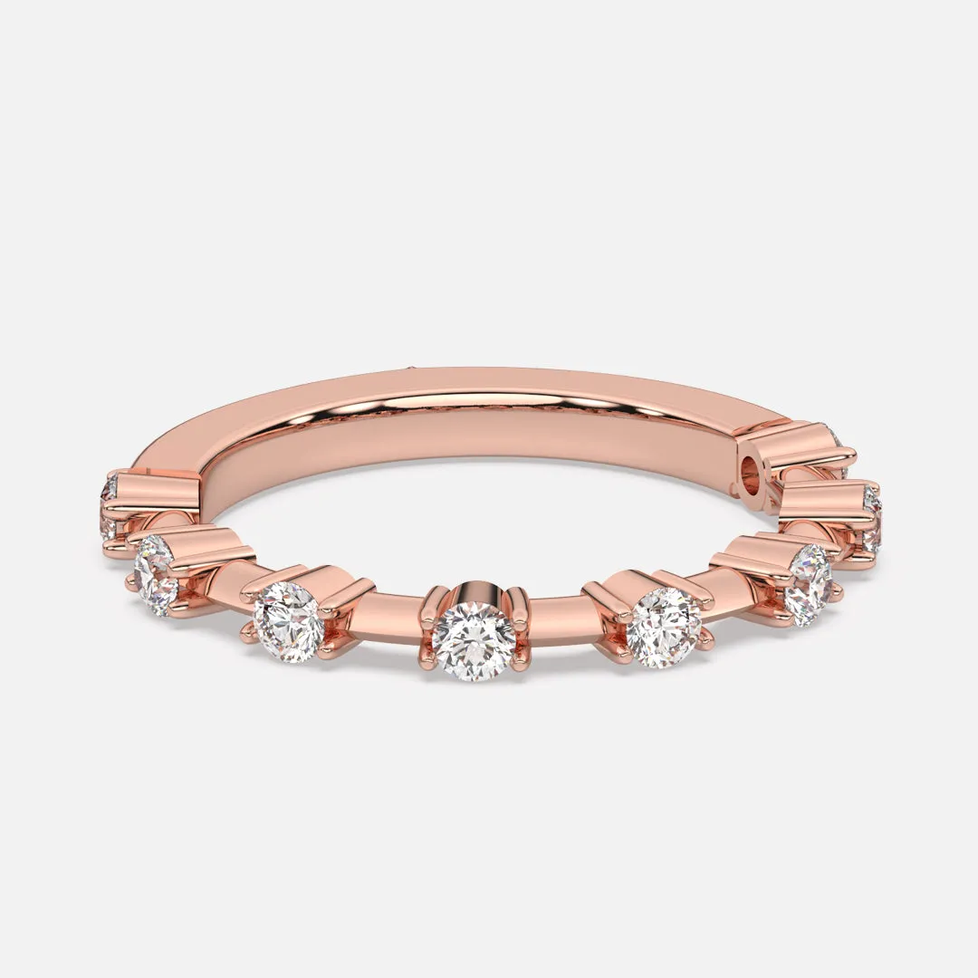 Open Skies Round Diamond Band