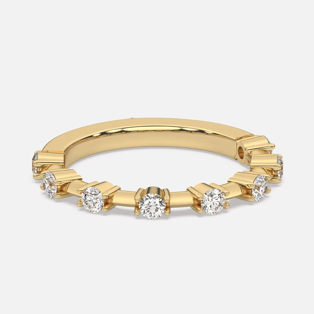 Open Skies Round Diamond Band