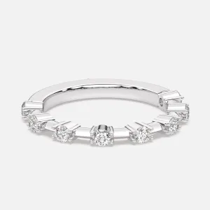 Open Skies Round Diamond Band