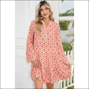 Orange Floral Mini Dress: Needful Things' "Oops! I'm Adorable" 🌼