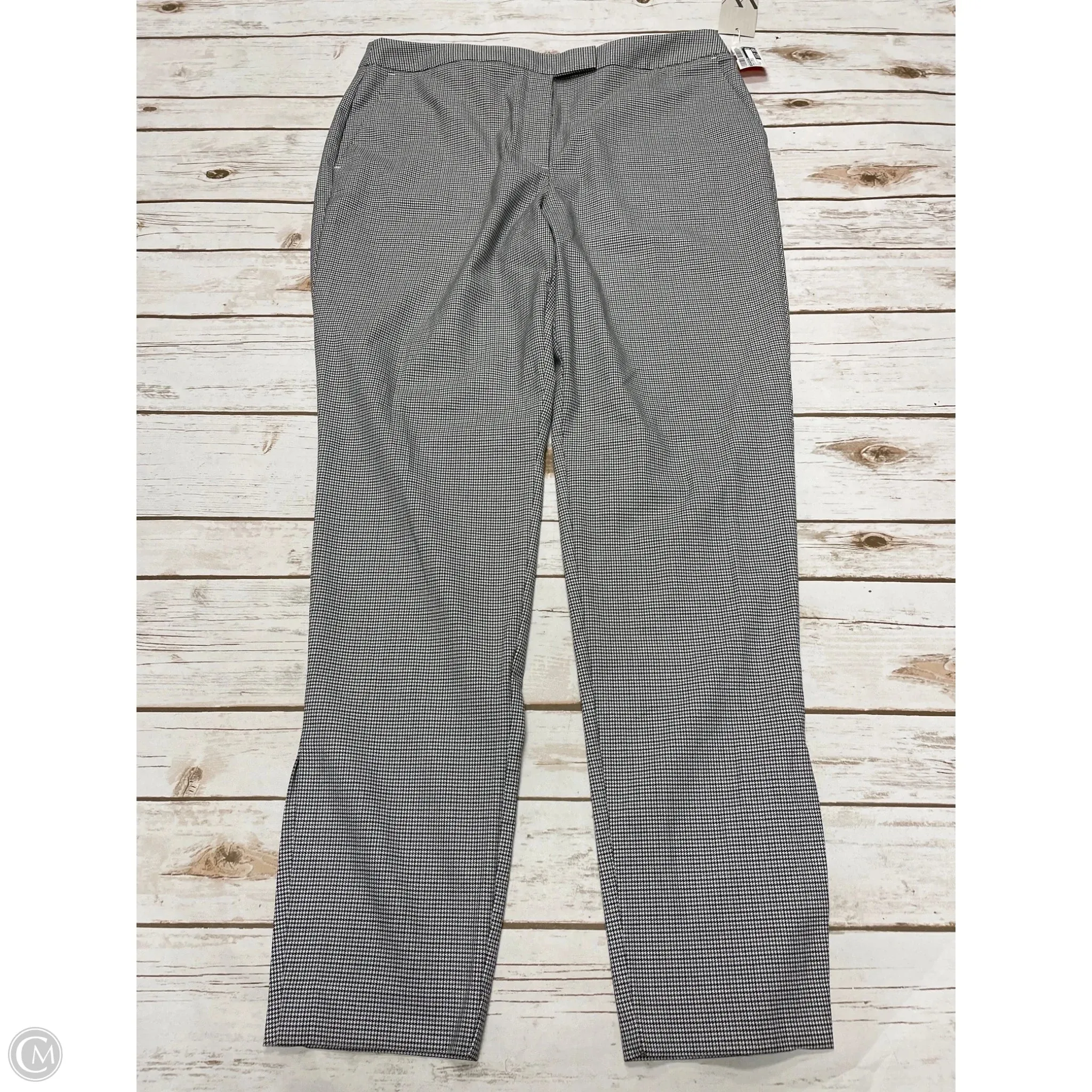 Pants Dress By Worthington In Plaid Pattern, Size: 10