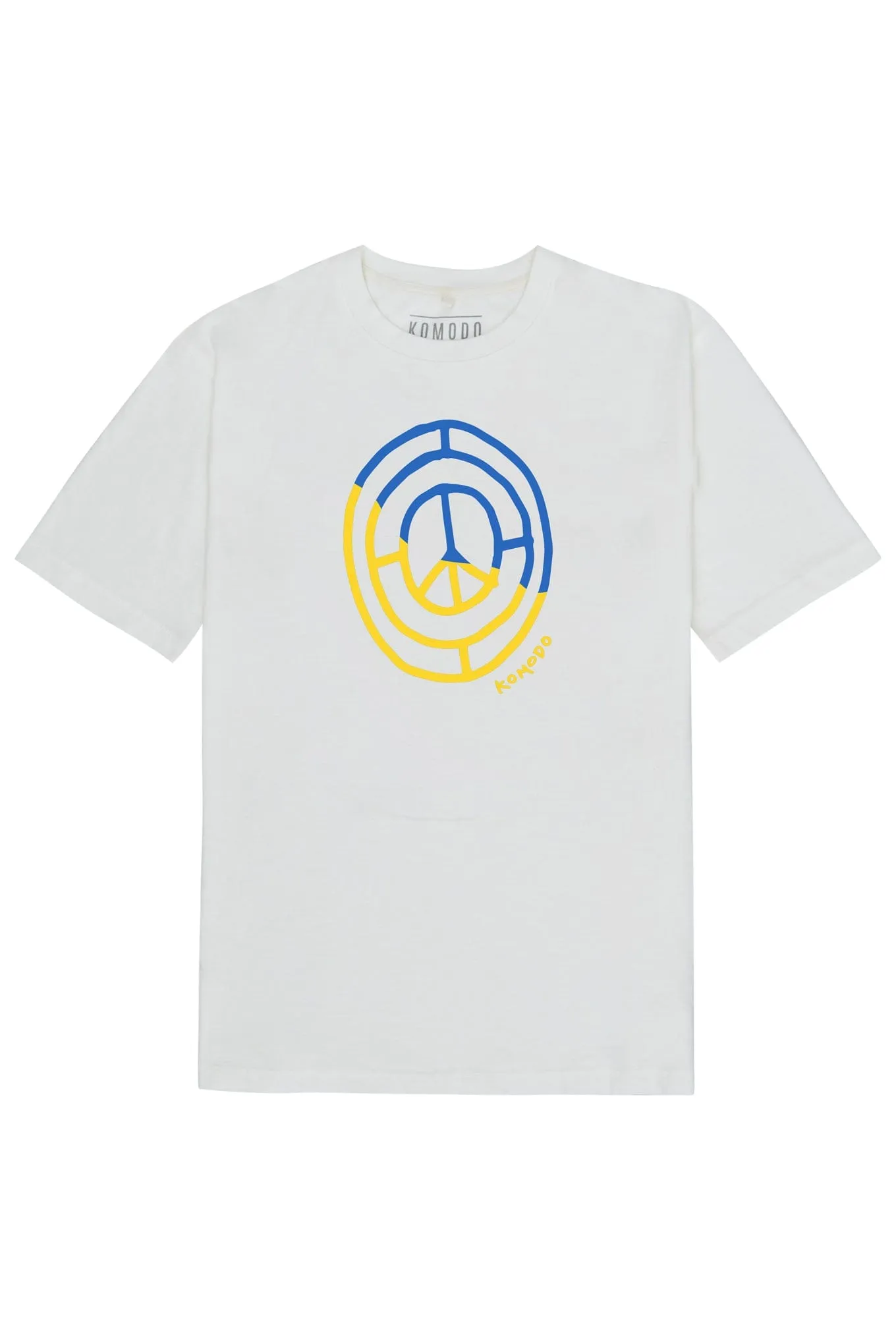 Peace 4 Ukraine Women's Organic Cotton T-Shirt | White