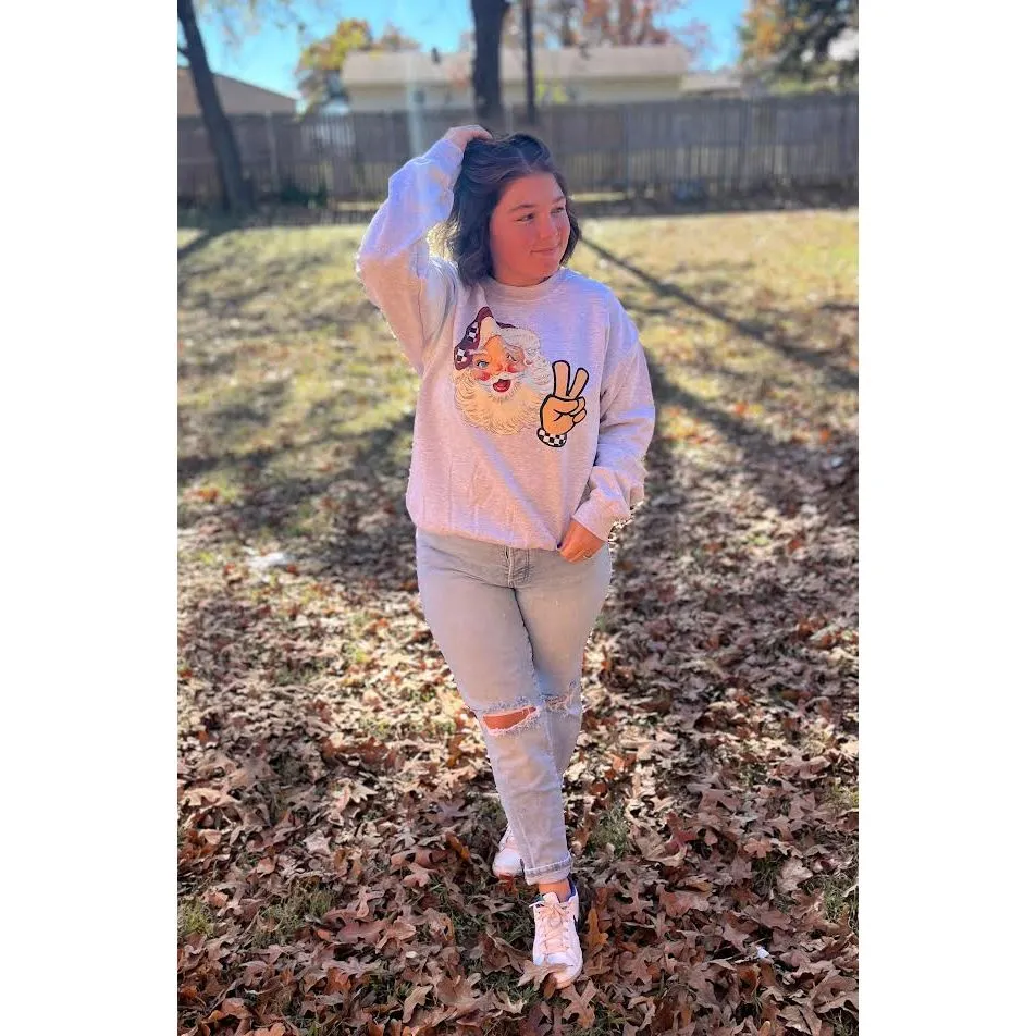 Peace Santa Sweatshirt