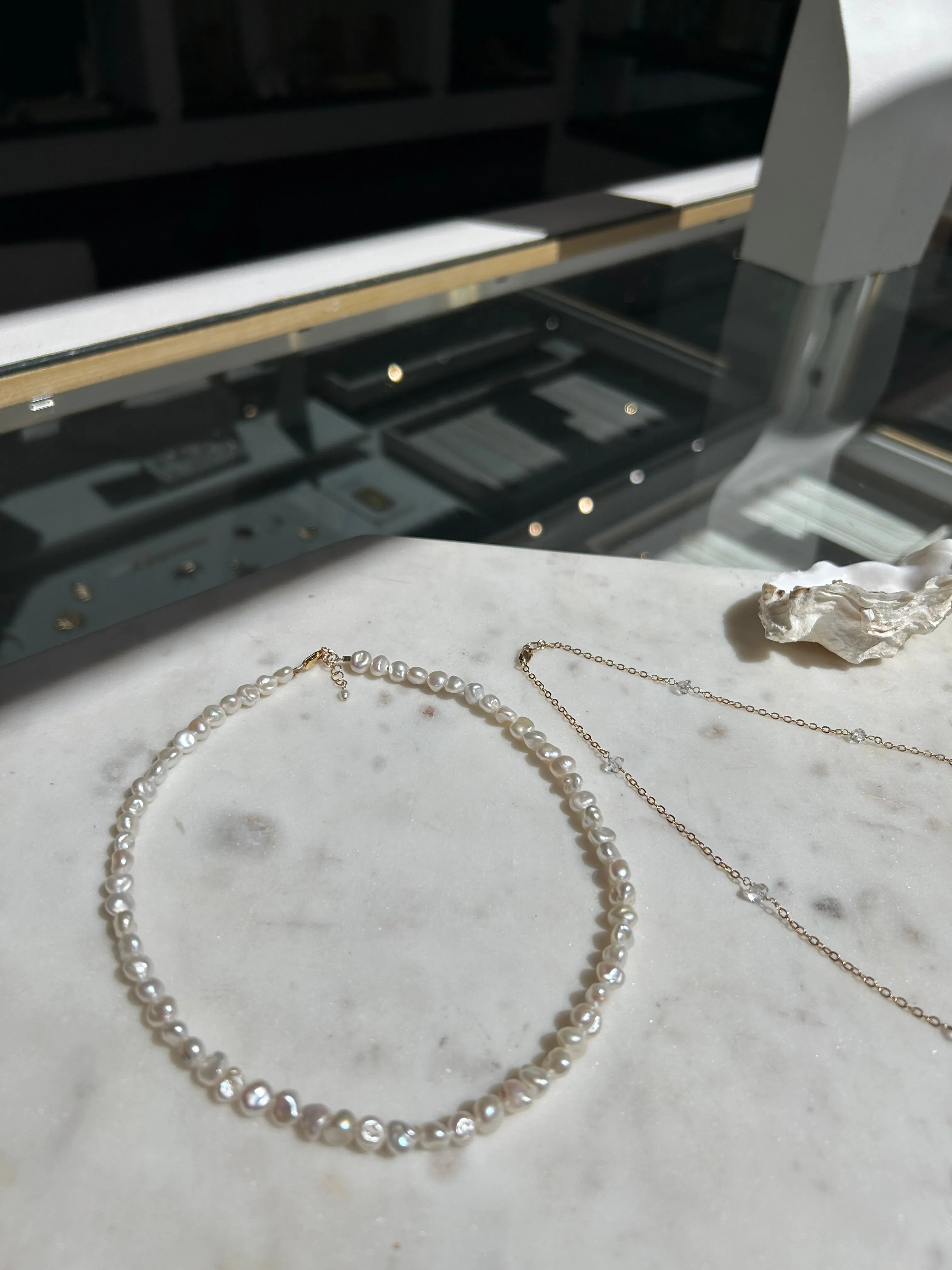 Pearly Blossom Necklace
