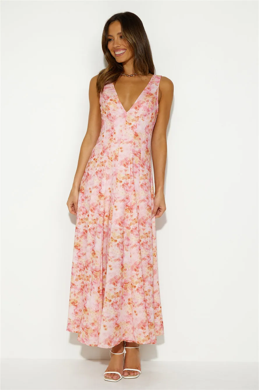 Perfectly Professional Midi Dress Pink