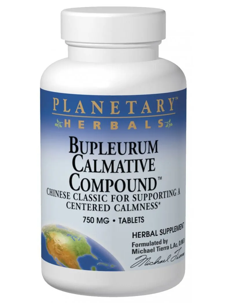 Planetary Herbals, Bupleurum Calmative Compound Xiao Yao Wan, 60 ct