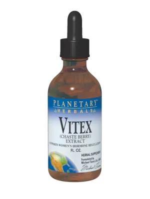 Planetary Herbals, Vitex, Chaste Berry Extract, 2 oz liquid