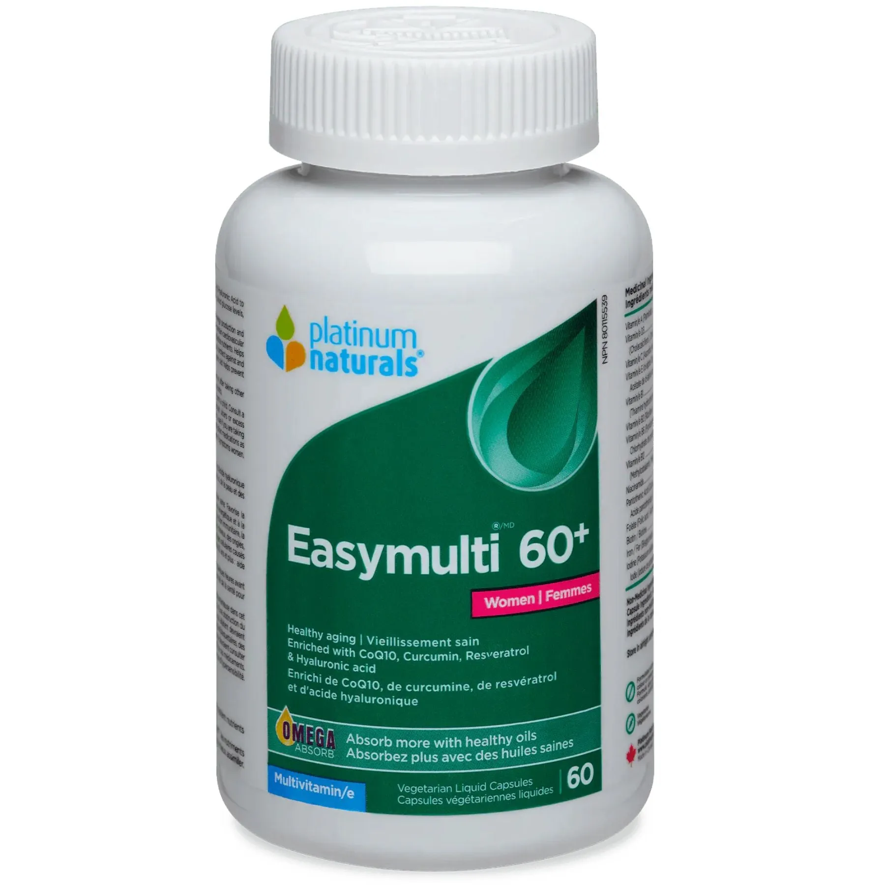 Platinum Naturals Easymulti 60  for Women 60s