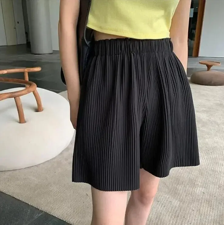 Pleated Solid Color Long Sleeve Wide Leg Pants Suits