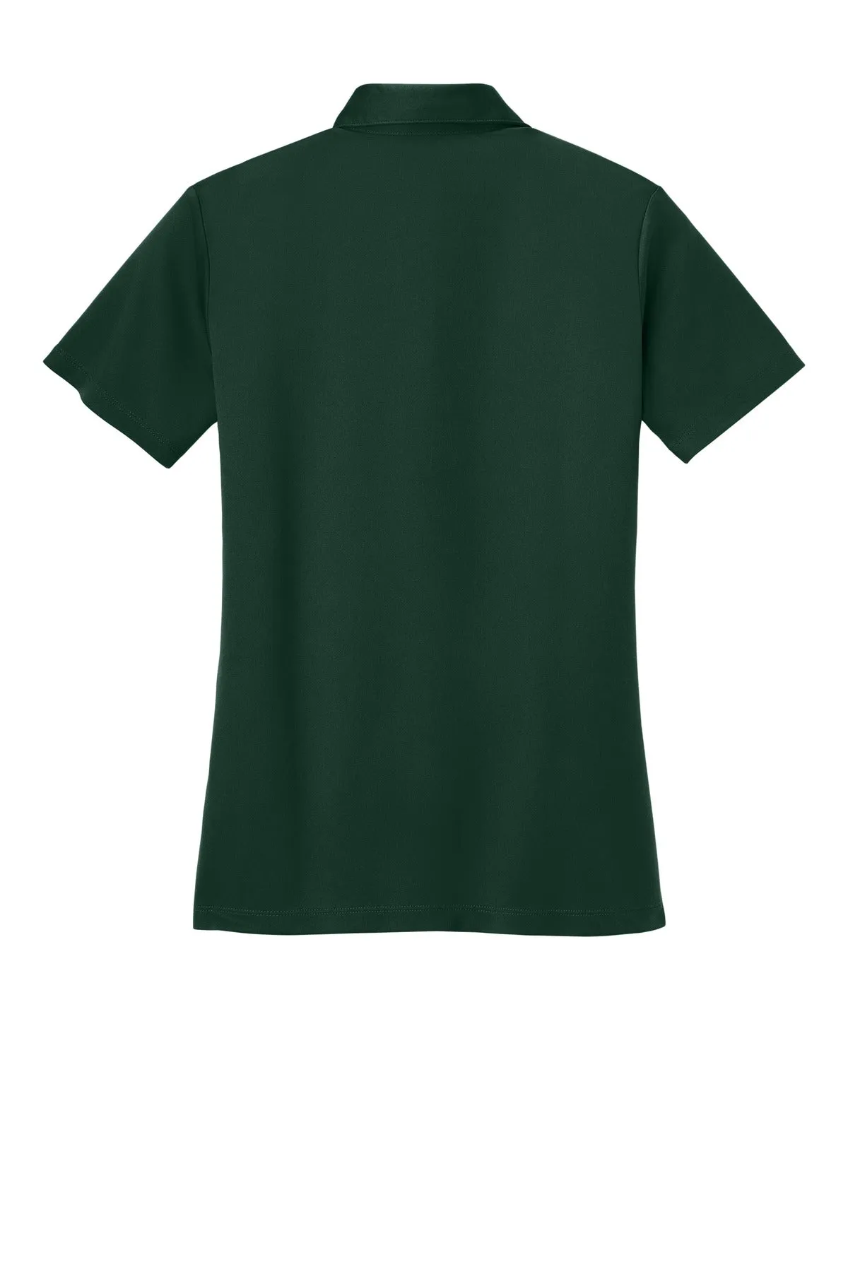 Port Authority Women's Silk Touch Performance Polo. L540 Dark Green