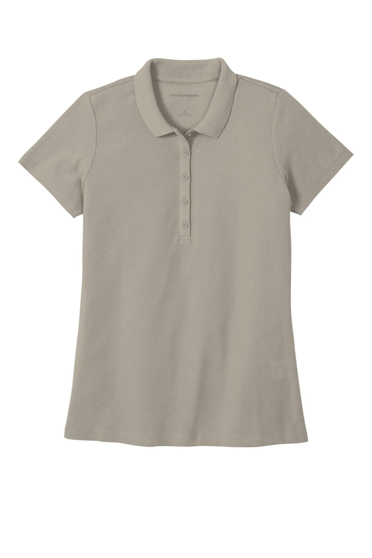 Port Authority Women's SuperPro React  Polo. LK810 Gusty Grey