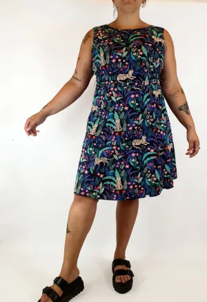 Princess Highway navy jungle print dress size 16