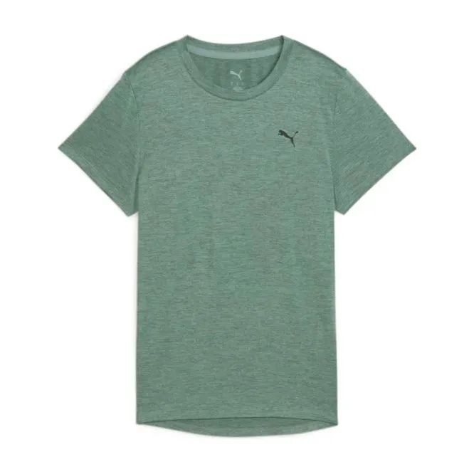 Puma Women's Essential Heather Tee - Green Moon