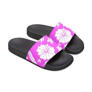 "White Hibiscus Escape" Women's Beach Sandals