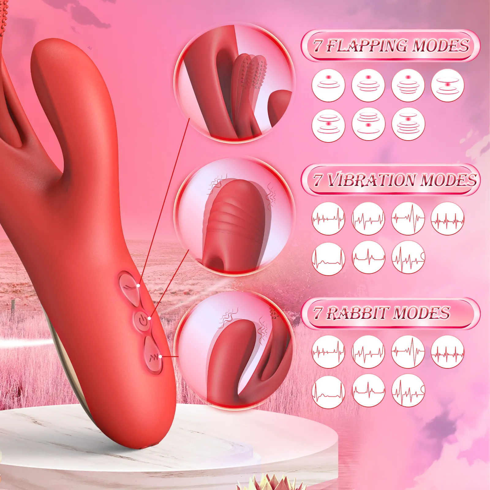 Rabbit Flapping G-spot Vibrator