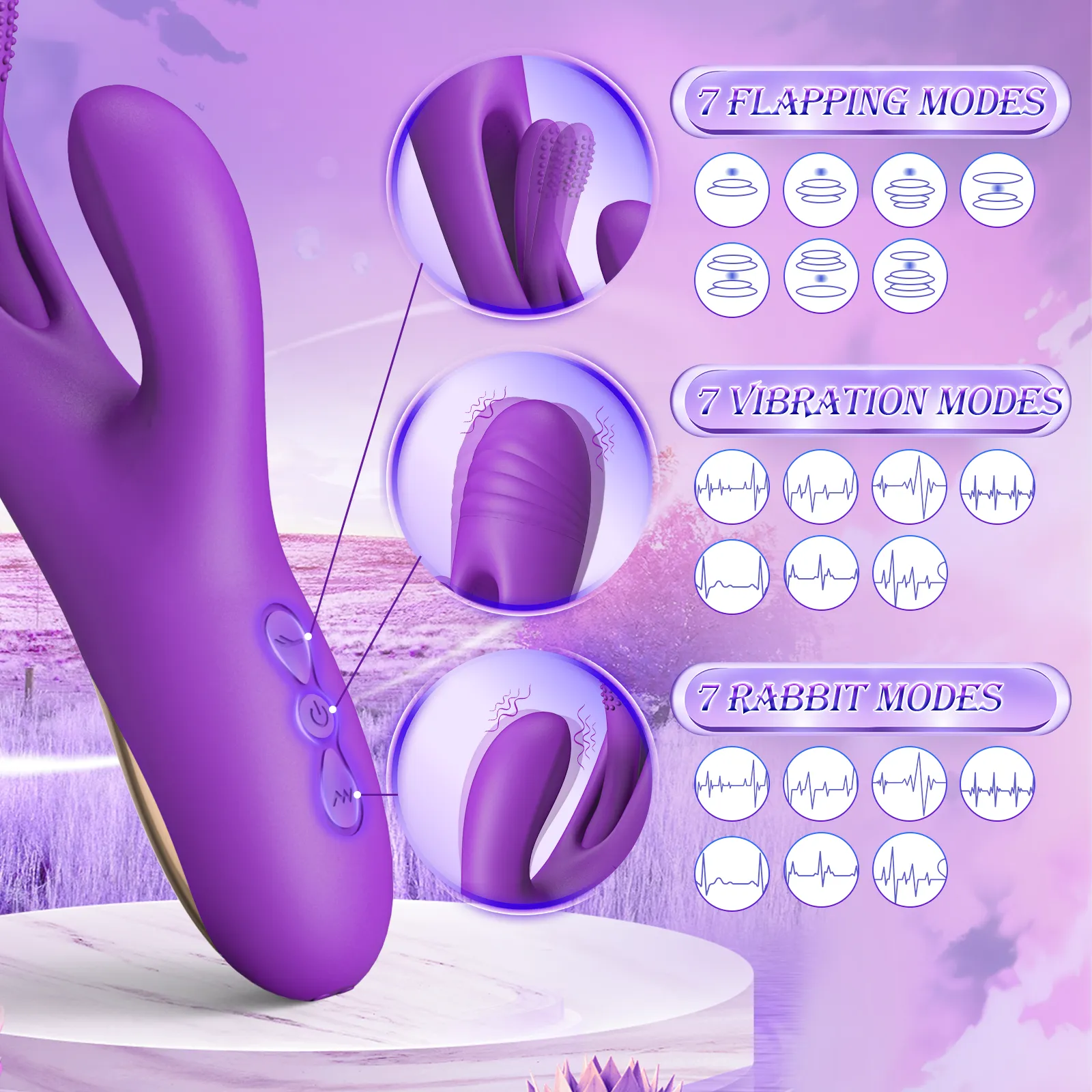 Rabbit Flapping G-spot Vibrator