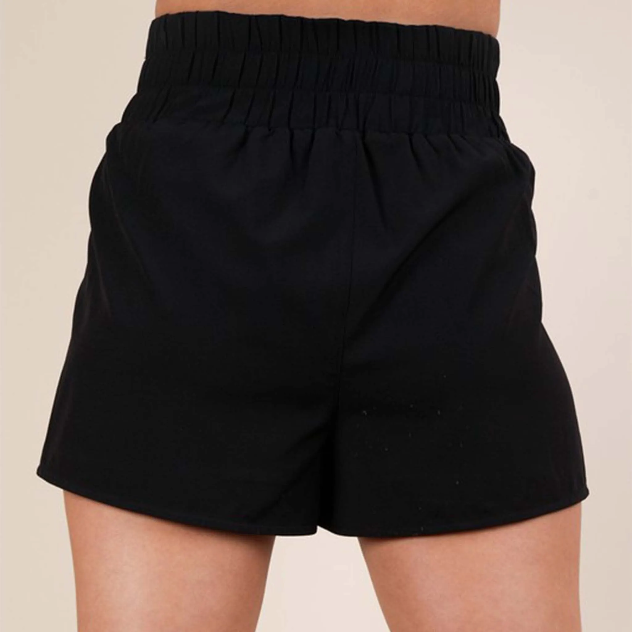 Racer Stripe Smocked Shorts