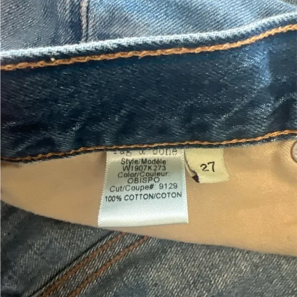 Rag and Bone size 27 Denim Blue Women's Shorts in very good condition