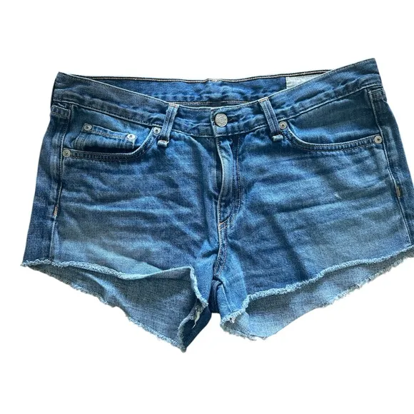 Rag and Bone size 27 Denim Blue Women's Shorts in very good condition