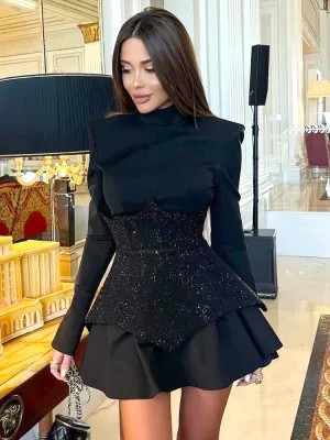 Ramona® | Shiny mini dress with sequins