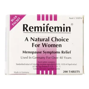 Remifemin Menopause Symptoms Relief 200 Tablets