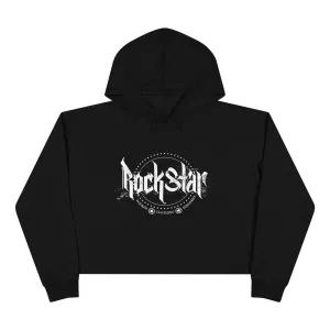 Rockstar/Black/Crop Hoodie