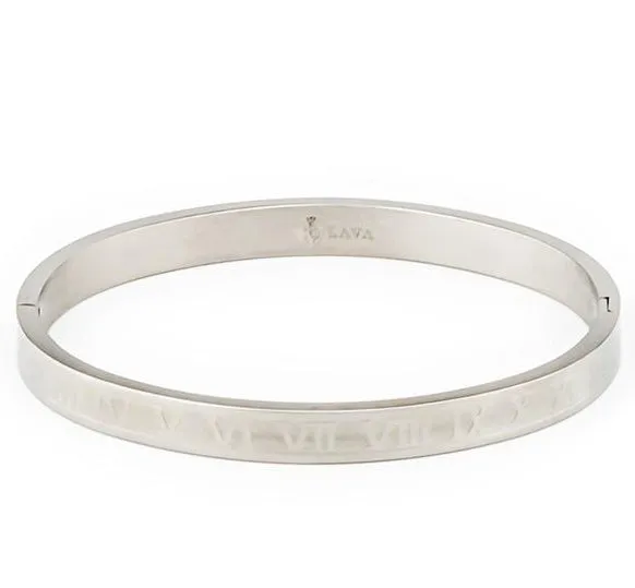 Roman Numerals Timeless Piece Bangle