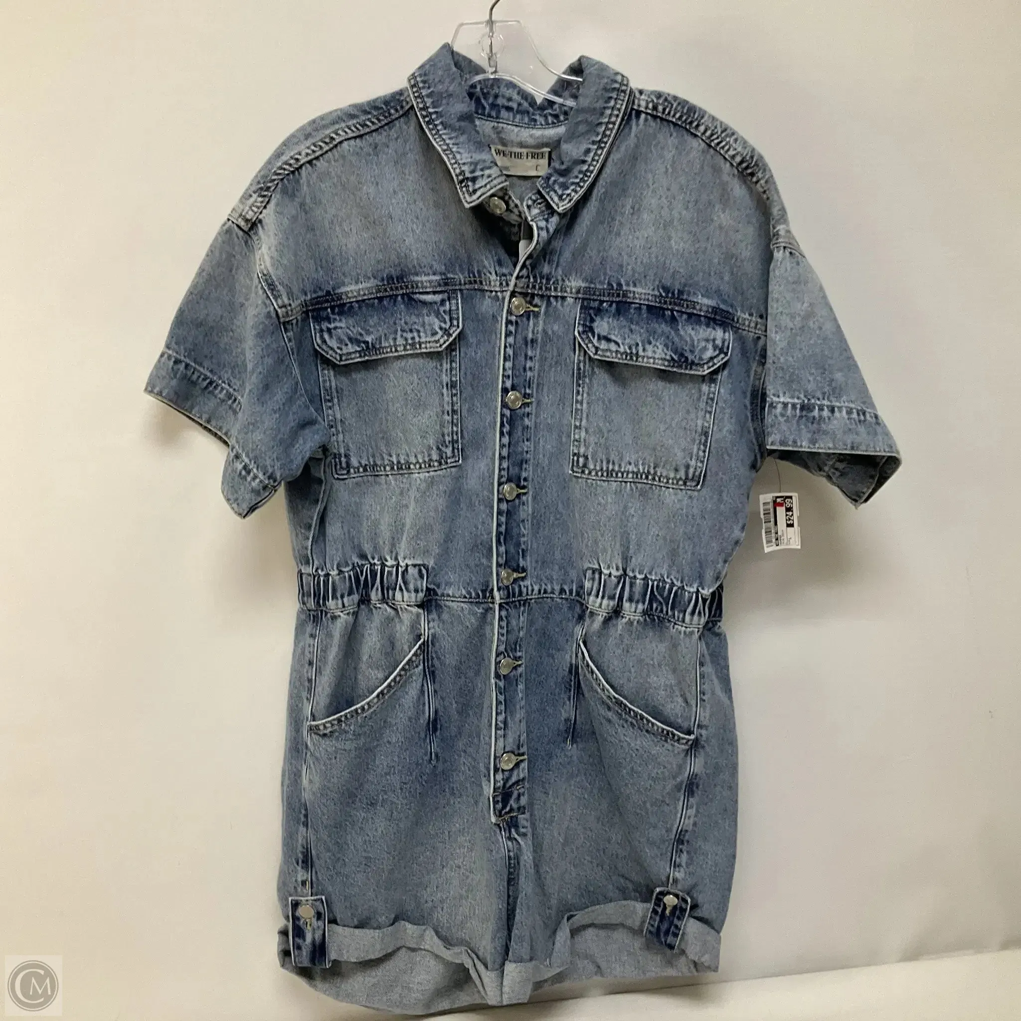 Romper By We The Free In Blue Denim, Size: L