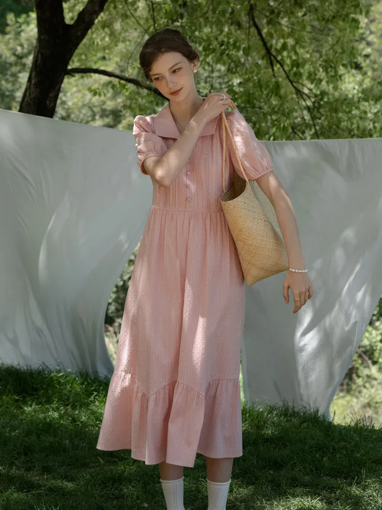 Rosy Whisper Vintage Dress