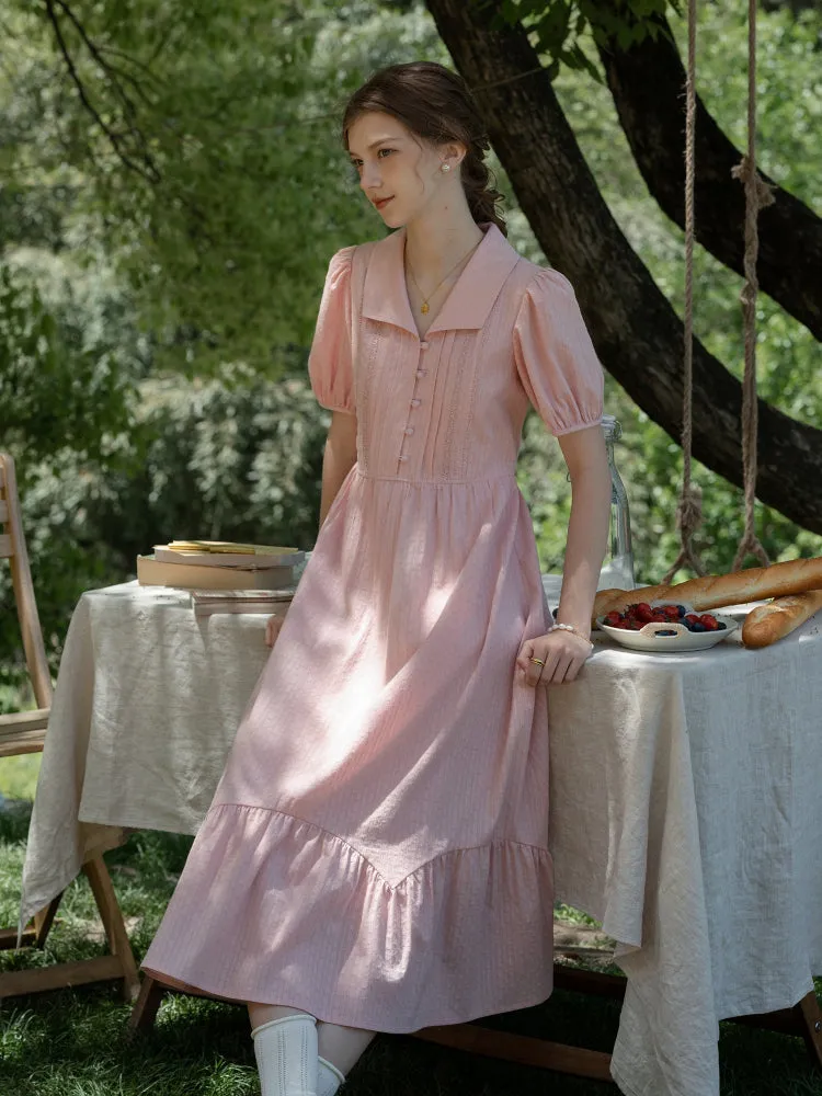Rosy Whisper Vintage Dress