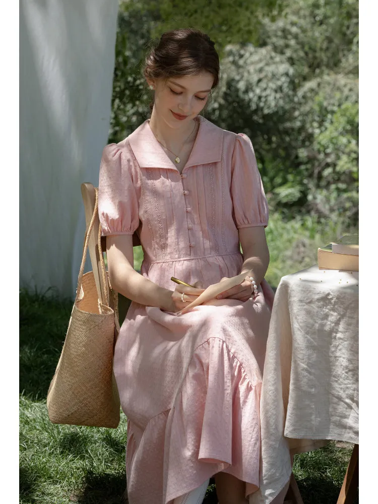 Rosy Whisper Vintage Dress